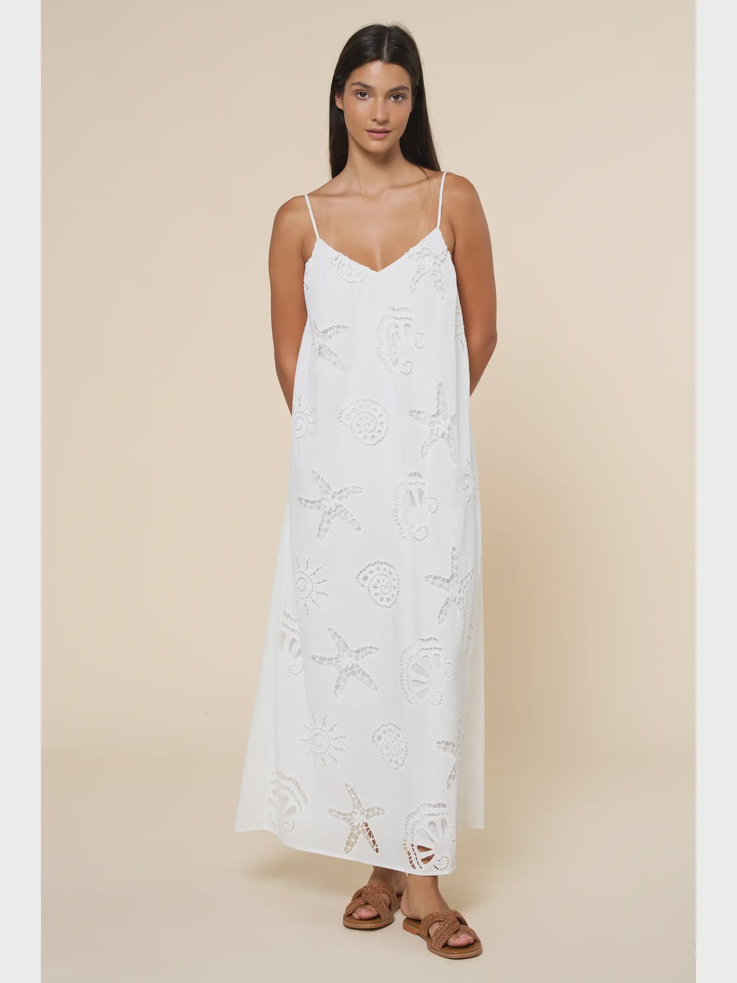 off-white sea of fish embroidered midi dress Off-White Sea Of Fish Embroidered Midi Skirt FARM Rio