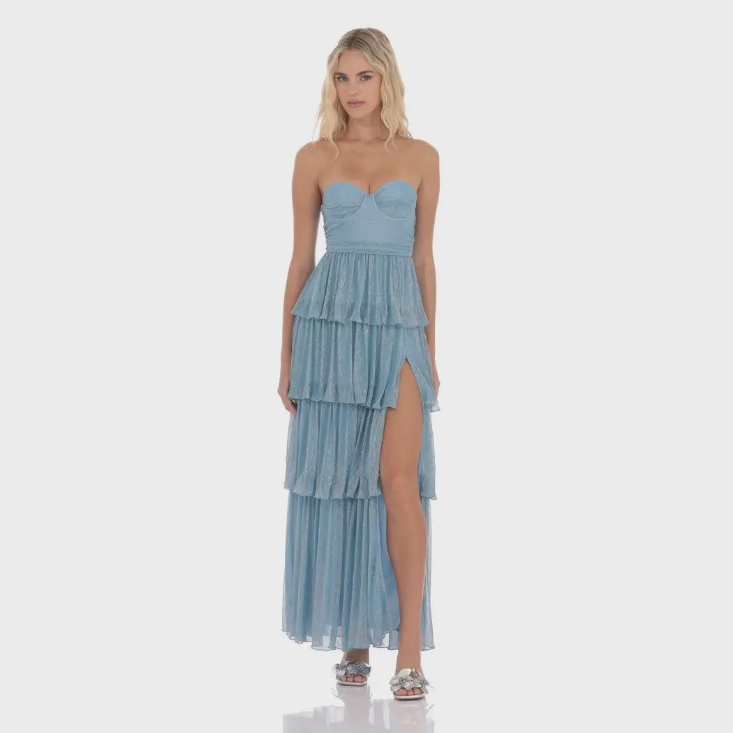 pale blue mini dress Trendy Blue Striped Mini Dress | Women's Cute Dresses